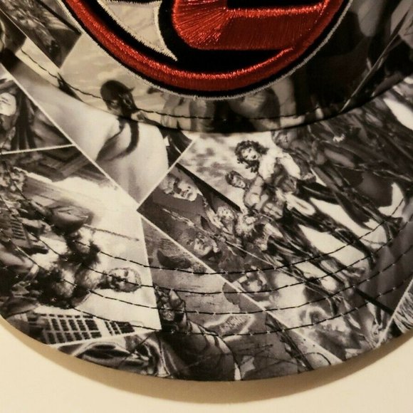 JUSTICE LEAGUE Boys/Youth Flat Bill Baseball Cap S - Picture 3 of 12
